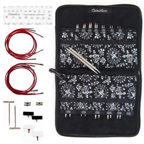 Chiaogoo twist red lace - red,