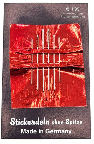 Sticknadeln ohne spitze - spitze, 6