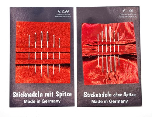 Sticknadeln mit ohne - -, spitze