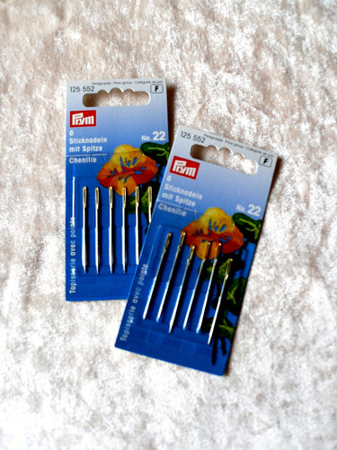 Sticknadeln mit spitze no - mit, spitze,